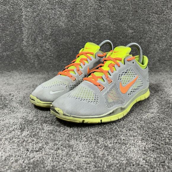 Nike Free 5.0 TR Fit 4 629496-003 Women’s Sz 7.5 Gray Neon Yellow Running Shoes - Picture 5 of 12